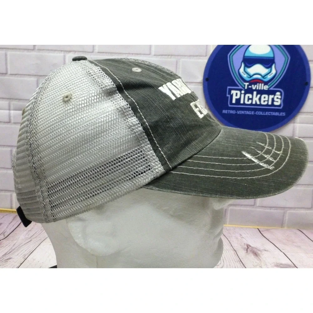 Yard Work Expert Distressed Trucker Hat With Mesh Back Adjustable Strap